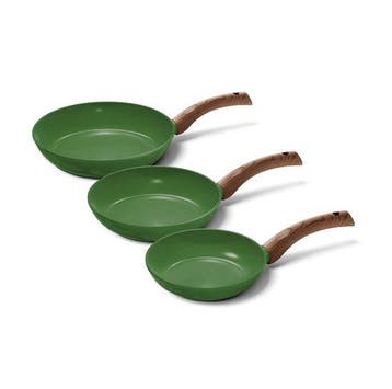 Cook & pan 3 delige koekenpannenset 20. 24 & 28 cm, Verzenden, Nieuw