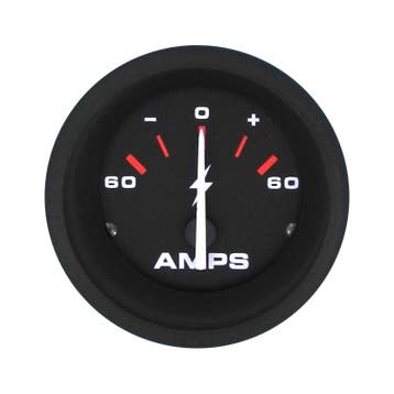 AMPEREMETER 60-0-60 AMP 60 MM -VEETHREE AMEGA, Ophalen of Verzenden, Nieuw, Zeilboot of Motorboot