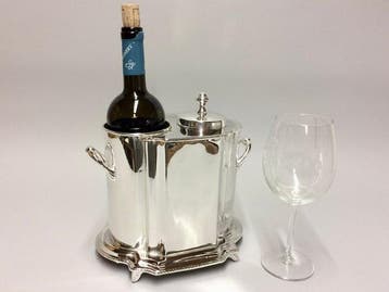 Wijnkoeler - Koeler voor één fles met een vak voor