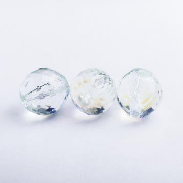 Gütermann Facetkralen 14mm 3 stuks transparant AB, Ophalen of Verzenden, Nieuw, Kraal