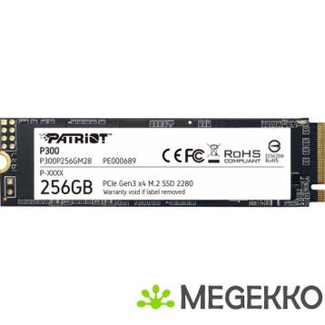 Patriot Memory P300 256GB M.2 SSD, Computers en Software, Harde schijven, Verzenden, Nieuw, Patriot