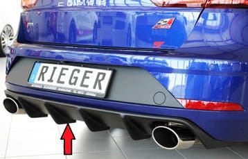 Rieger diffuser | Leon geschikt voor Cupra (5F) 2017-2020 (v, Auto-onderdelen, Verzenden, Nieuw, Seat