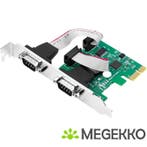 LogiLink PC0031 PCI Express 2x serile adapter, Computers en Software, Verzenden, Nieuw, Logilink