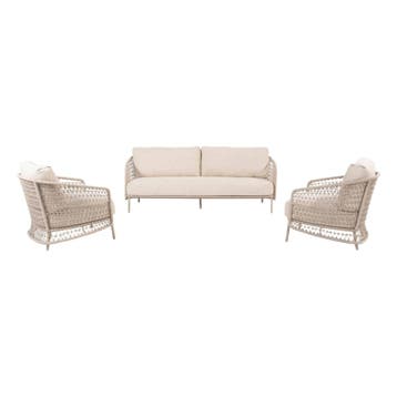 4 Seasons Outdoor Puccini loungeset zonder salontafel -, Nieuw