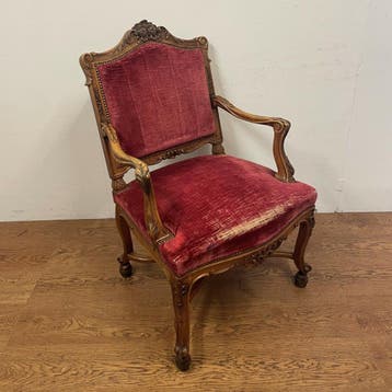 Gebruikte Sinterklaas Fauteuil S3108 Vintage/Café, Ophalen, Nieuw