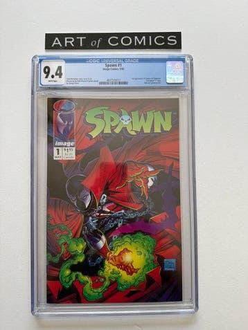 Spawn #1 - CGC 9.4 - 1st appearance of Spawn - Pull out, Nieuw