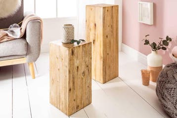 Massief houten decoratieve kolom COLUMNA 50cm acacia, Ophalen of Verzenden, Nieuw