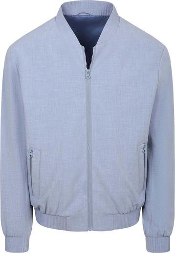 Suitable Bomberjas Blauw maat M Heren, Kleding | Heren, Jassen | Zomer, Verzenden, Nieuw, Maat 48/50 (M), Suitable