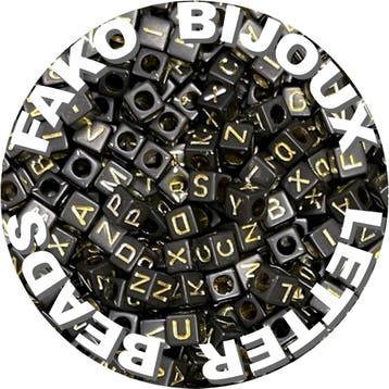 Fako Bijoux - Letterkralen Vierkant - Letter Beads - Alfabet, Verzenden, Nieuw