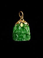 Hanger - Goud, Jade - China - 20e eeuw