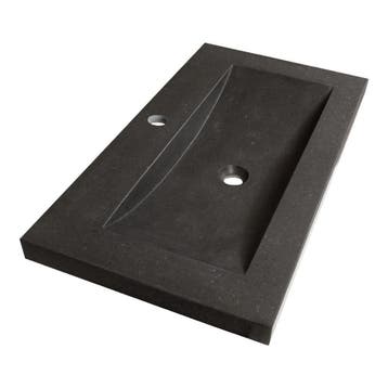 Brauer Magma Wastafel - 80 cm - met 1 Spoelbak en 1 Kraangat, Ophalen of Verzenden, Nieuw