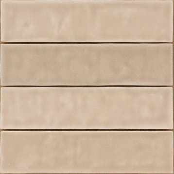 Cappuccino Mat Wandtegel 6,2x25 cm | Moderne Beige Wandtegel, Verzenden, Nieuw