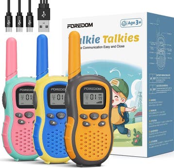 Walkie Talkies 3st | VOX Handsfree | 32% Korting, Ophalen of Verzenden, Zo goed als nieuw, Portofoon of Walkie-talkie, Handsfree-functie