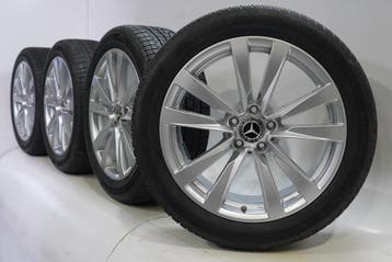 Mercedes S Klasse W223 19 inch velgen Hankook Winterbanden O, Auto-onderdelen, Banden en Velgen, 19 inch, Gebruikt, Velg(en), Winterbanden