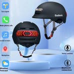 Smart Helmet – LED Richtingaanwijzers, Muziek & Bellen (L), Verzenden, Nieuw