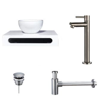 Sani Royal Solid Surface Waskom Rond met Solid, Nieuw