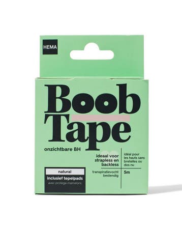 HEMA Boobtape beige 5m inclusief tepelpads, Verzenden