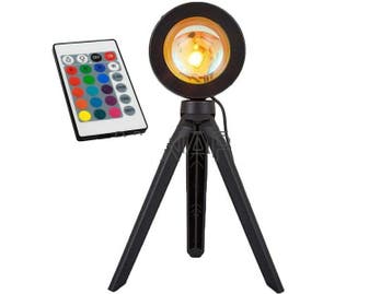 Sunset LED projector USB lamp - tripod en remote, Ophalen of Verzenden, Nieuw