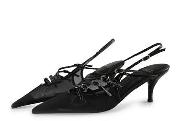Jeffrey Campbell Slingbacks in maat 38 Zwart, Verzenden, Zwart, Zo goed als nieuw, Jeffrey Campbell