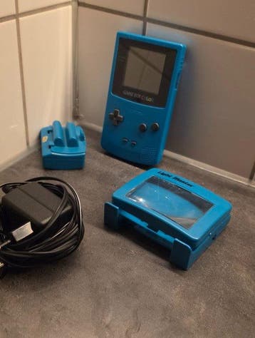 Nintendo - Gameboy Color - teal with accessories - Handheld, Spelcomputers en Games, Nieuw