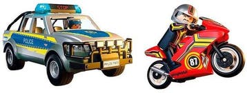 Verpakking beschadigd PLAYMOBIL Action Heroes - Achtervolgin, Verzenden, Nieuw