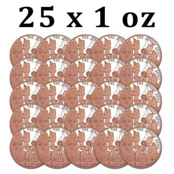 Verenigde Staten. 25 x 1 oz Cryptid Creatures The Jersey