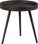 WOOOD Bounds Bijzettafel M - Hout/Metaal - Antique Goud -, Nieuw