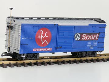 LGB 4290 VW Sport Boxcar Volks Wagen (Goederenwagons), Overige typen, Ophalen of Verzenden, Zo goed als nieuw, LGB