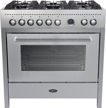 CRG916IX CARRARA BORETTI Gas Fornuis 90CM1999, Ophalen of Verzenden, Nieuw