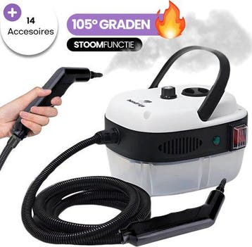 2dekans | Hendriqs® XL Stoomreiniger 105 °C - 1,5L Stomer, Ophalen of Verzenden, Zo goed als nieuw