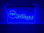 Bacardi neon bord lamp LED cafe verlichting reclame lichtbak, Verzenden, Nieuw