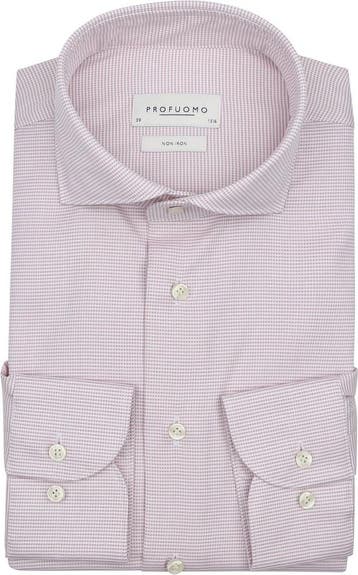 Profuomo Dobby Overhemd Lichtroze maat 43 Heren, Verzenden, Nieuw, Roze, Profuomo