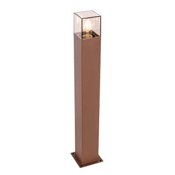 Buitenlamp 70 cm roestbruin met grondpin en kabelmof -, Tuin en Terras, Verzenden, Nieuw, Aluminium