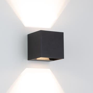 Wandlamp Shift up- en downlighter muurlamp zwart incl. LED, Verzenden, Nieuw
