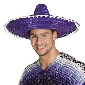 Paarse Sombrero Fernando Mexico, Verzenden, Nieuw