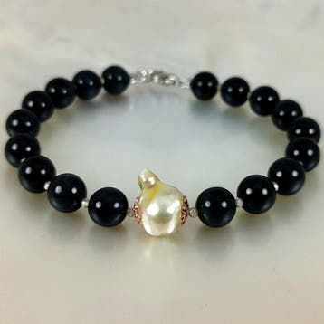 Zonder minimumprijs - Armband Zilver Parel - Gemengde, Nieuw