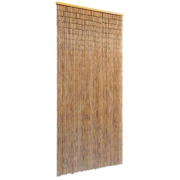vidaXL Deurgordijn 90x200 cm bamboe, Verzenden, Nieuw, Bruin