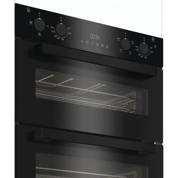 Hotpoint Onderbouw Dubbele Oven DUH-12G1-B 72cm - Zwart, Ophalen of Verzenden, Nieuw