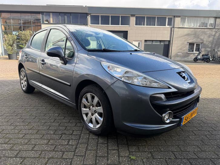 Peugeot 207 1.4 VTI 16V 5DRS 2009 Grijs AIRCO/ NAP, Auto's, Handgeschakeld, Nieuw, Zilver of Grijs, Hatchback