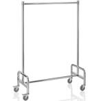 Garderoberek | RVS | Wielen (Geremd) | 1200x530x1700(h)mm, Verzenden, Nieuw in verpakking