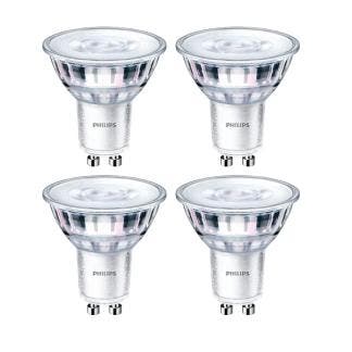 Led spot GU10 | Philips | 4 stuks (2.7W, 215lm, 2700K), Verzenden, Nieuw