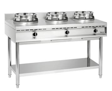 Bartscher Wokkookplaat | Gas | 3 Branders | 34.5kW | 1500x60, Ophalen of Verzenden, Nieuw in verpakking