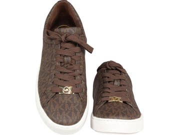 Michael Kors Keaton Lace Up - Dames Sneakers - Canvas -, Verzenden, Zo goed als nieuw