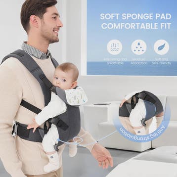 Ergonomische 4-in-1 Baby Draagzak - Verstelbaar, Comfortabel, Kinderen en Baby's, Verzenden, Nieuw