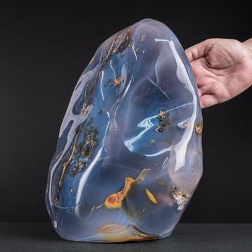 Uitzonderlijke orka-agaat vrijvorm – Een majestueus, Verzamelen