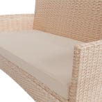 Tuinset / Loungeset Fort Myers - 4-delig - polyrotan - Crème, Tuin en Terras, Verzenden, Nieuw