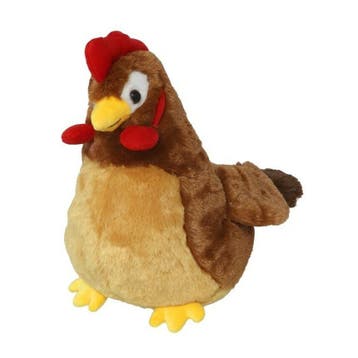 Pluche haan knuffel - 20 cm - bruin - boerderijdier, Verzenden, Nieuw