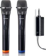 Karaoke Microfoon – Draadloos - Zwart – Lenco - MCW-020BK •, Muziek en Instrumenten, Verzenden, Zo goed als nieuw
