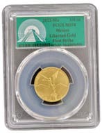 Gouden Mexican Libertad 1/4 oz 2022 PCGS MS70 gecertificeerd, Postzegels en Munten, Verzenden, Zuid-Amerika, Losse munt, Goud
