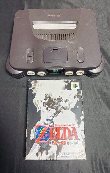 Nintendo - N64 - Console + The Legend of Zelda: Ocarina of, Nieuw